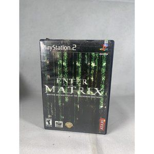 Enter the Matrix (Sony PlayStation 2, 2003) PS2- with Manual Tested